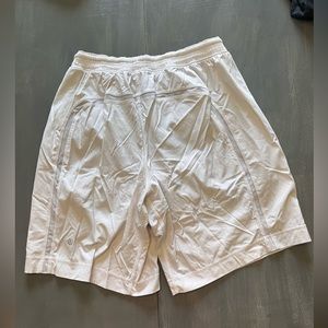 Size Medium Lululemon White Shorts
